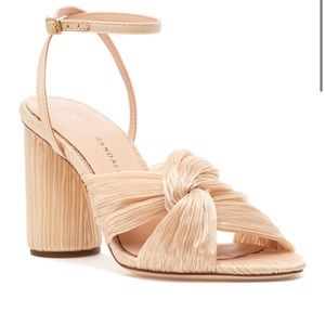 Loeffler Randall Cream Heeled Sandals
